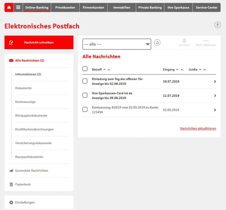 LBS- Und Provinzial-Dokumente Im Elektronischen Postfach - Willkommen ...