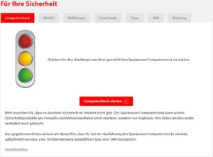 Sicher online unterwegs mit dem Computercheck der Sparkasse Bielefeld