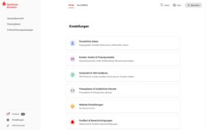 Einstellungen im neuen Online-Banking