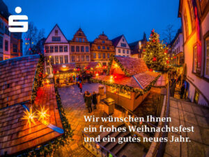 Öffnungs- und Servicezeiten über den Jahreswechsel 2023 / 2024