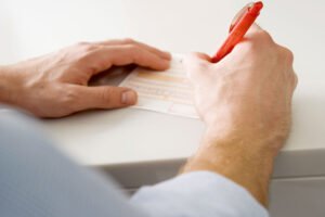 Überweisungsformular